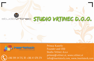 Visitenkarten-Design von gihan für Studio Vrtinec d.o.o. | Design #2210377