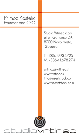 Visitenkarten-Design von Blckcat24 für Studio Vrtinec d.o.o. | Design #2210932