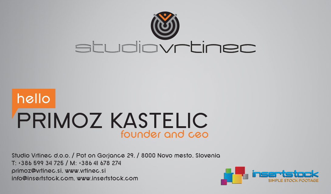 Business Card Design by Clever Solutions for Studio Vrtinec d.o.o. | Design #2210883