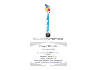 Business Card Design by P_ankit for Studio Vrtinec d.o.o. | Design: #2211259