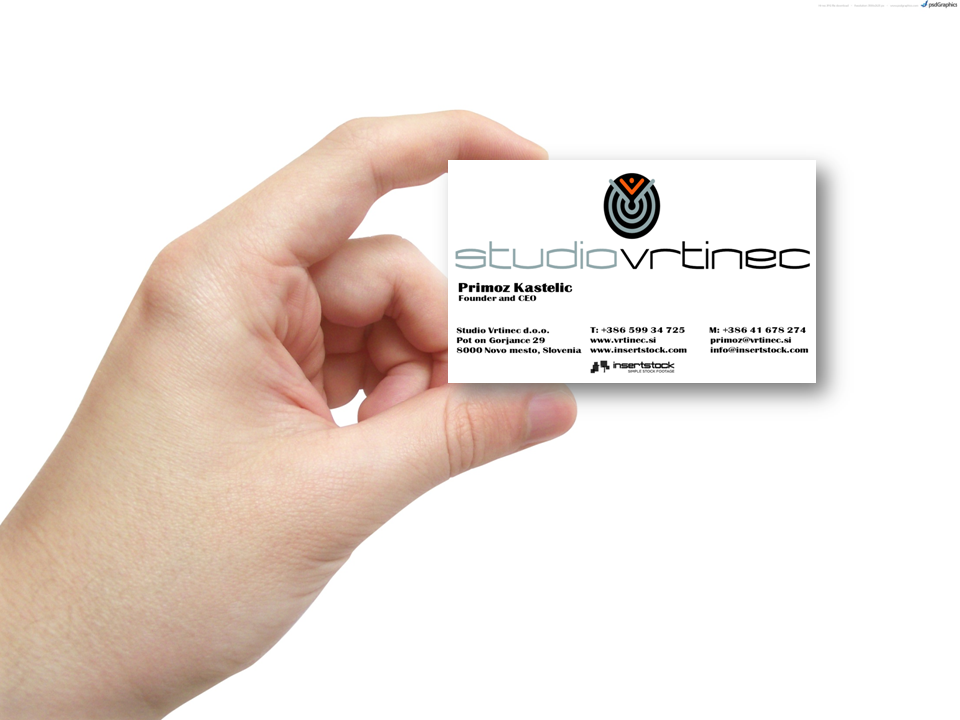Business Card Design by GCs Custom Graphics & Ts for Studio Vrtinec d.o.o. | Design #2215479