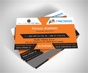 Business Card Design by neboica for Studio Vrtinec d.o.o. | Design: #2209288