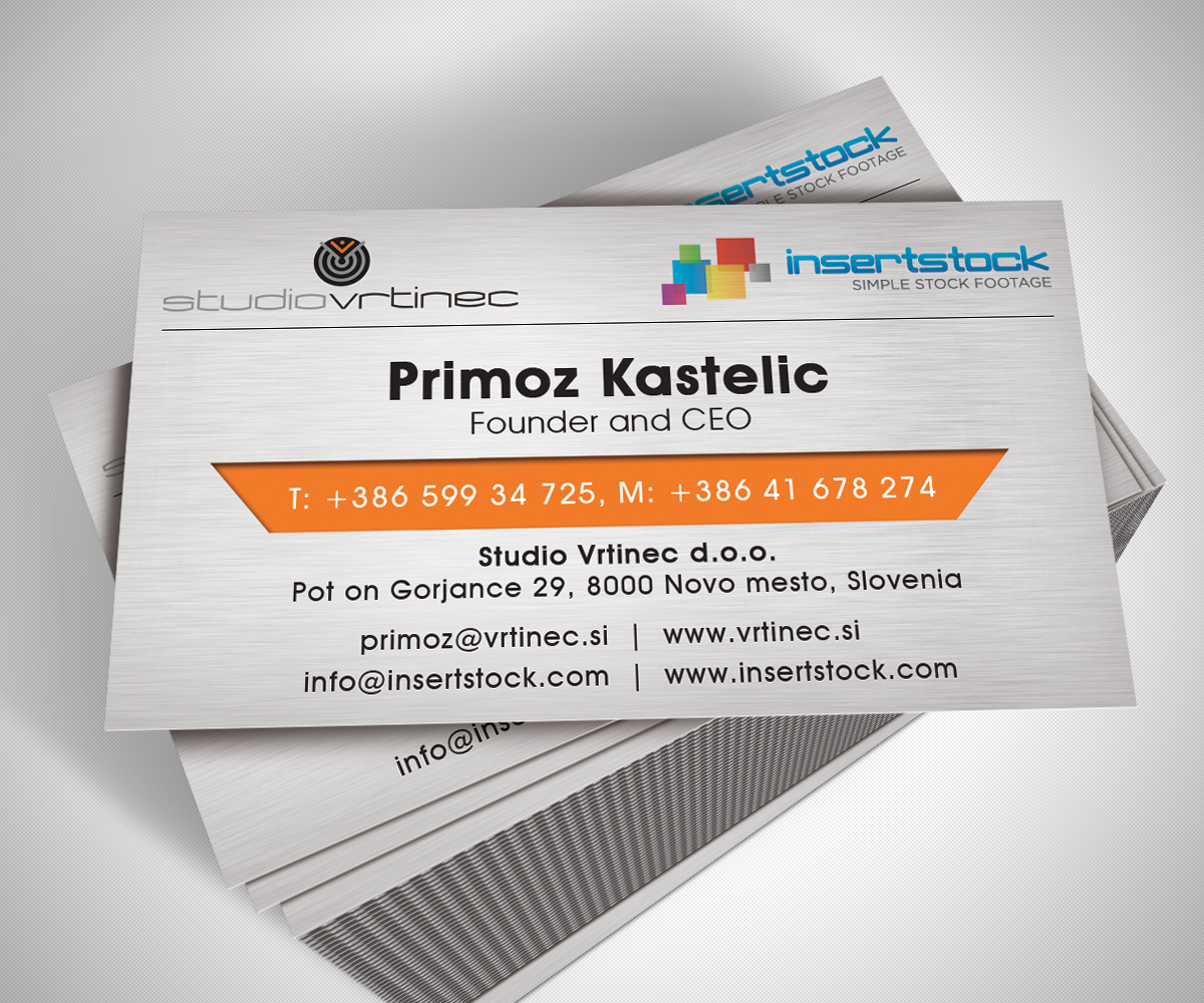 Business Card Design by neboica for Studio Vrtinec d.o.o. | Design #2209377