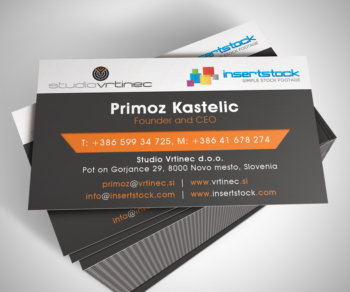 Business Card Design by neboica for Studio Vrtinec d.o.o. | Design #2209400