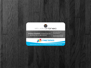 Business Card Design by Atvento Graphics for Studio Vrtinec d.o.o. | Design: #2209980
