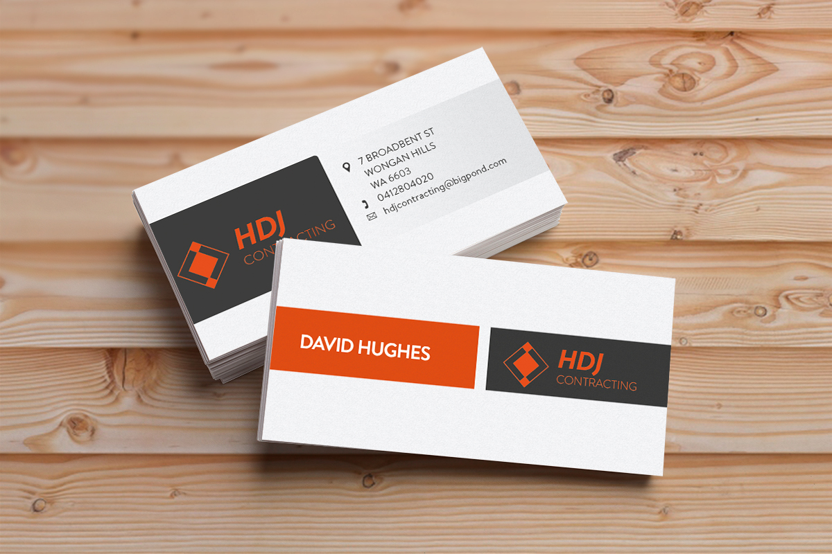 Design de Carte de Visite par isabel paoli pour HDJ CONTRACTING | Design #10527831