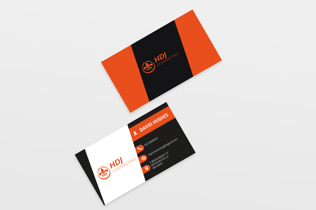 Design de Carte de Visite par isabel paoli pour HDJ CONTRACTING | Design #10527832