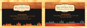 Business Card Design by Shiny Design for HDJ CONTRACTING | Design: #10531125