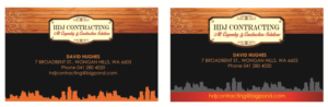 Business Card Design by Shiny Design for HDJ CONTRACTING | Design: #10531126