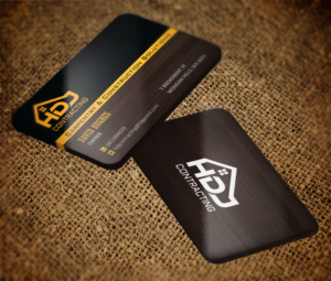 Business Card Design by Grafactory for HDJ CONTRACTING | Design: #10567635