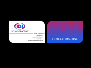 Business Card Design by Creations Box 2015 for HDJ CONTRACTING | Design: #10542099