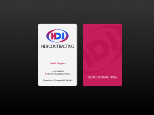 Diseño de Tarjeta de Presentación por Creations Box 2015 para HDJ CONTRACTING | Diseño: #10542108