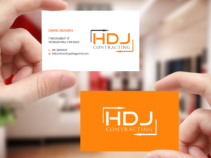 Diseño de Tarjeta de Presentación por Creations Box 2015 para HDJ CONTRACTING | Diseño: #10542111