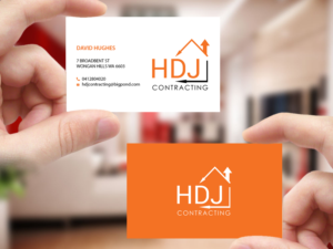 Diseño de Tarjeta de Presentación por Creations Box 2015 para HDJ CONTRACTING | Diseño: #10542112
