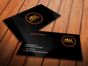 Diseño de Tarjeta de Presentación por primarydesigner2k9 para HDJ CONTRACTING | Diseño #10526286