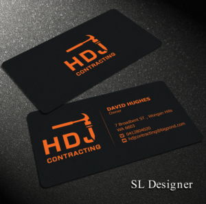 Business Card Design by SL Designer for HDJ CONTRACTING | Design: #10528902