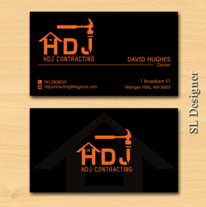Business Card Design by SL Designer for HDJ CONTRACTING | Design: #10529841