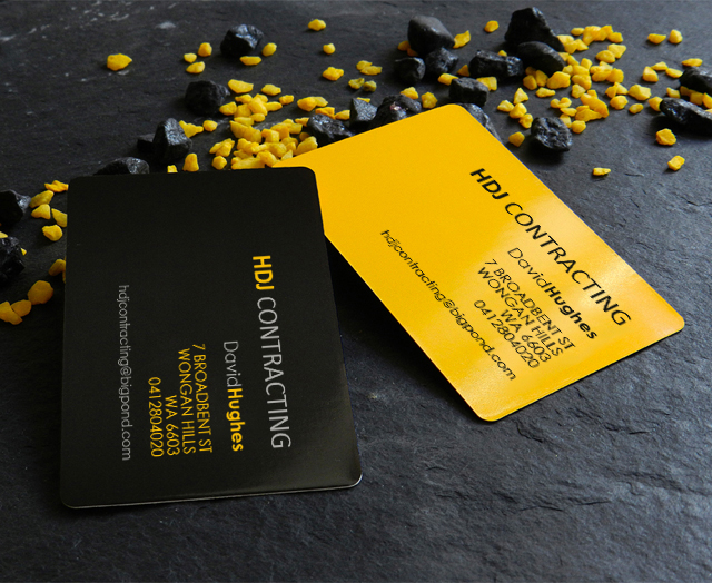 Visitenkarten-Design von shumoffcompany für HDJ CONTRACTING | Design #10524519