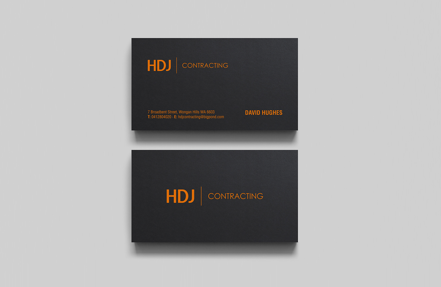Business Card Design by logodentity for HDJ CONTRACTING | Design #10525310