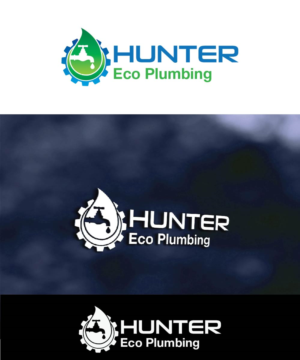 Logo Design by joliau for Hunter Eco Plumbing  | Design: #10524507