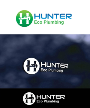 Logo Design by joliau for Hunter Eco Plumbing  | Design: #10524508