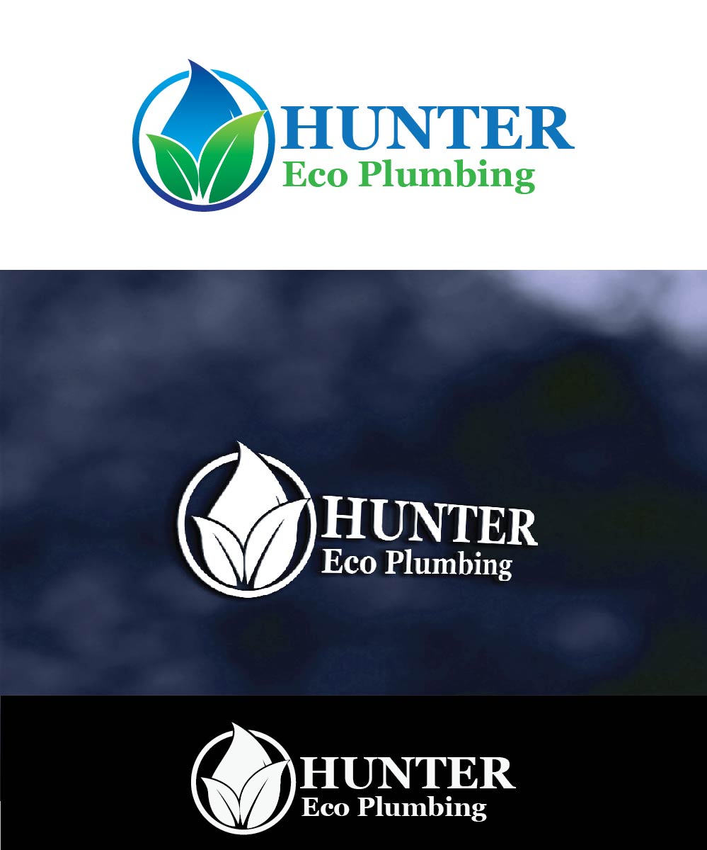 Logo Design by joliau for Hunter Eco Plumbing  | Design #10524510