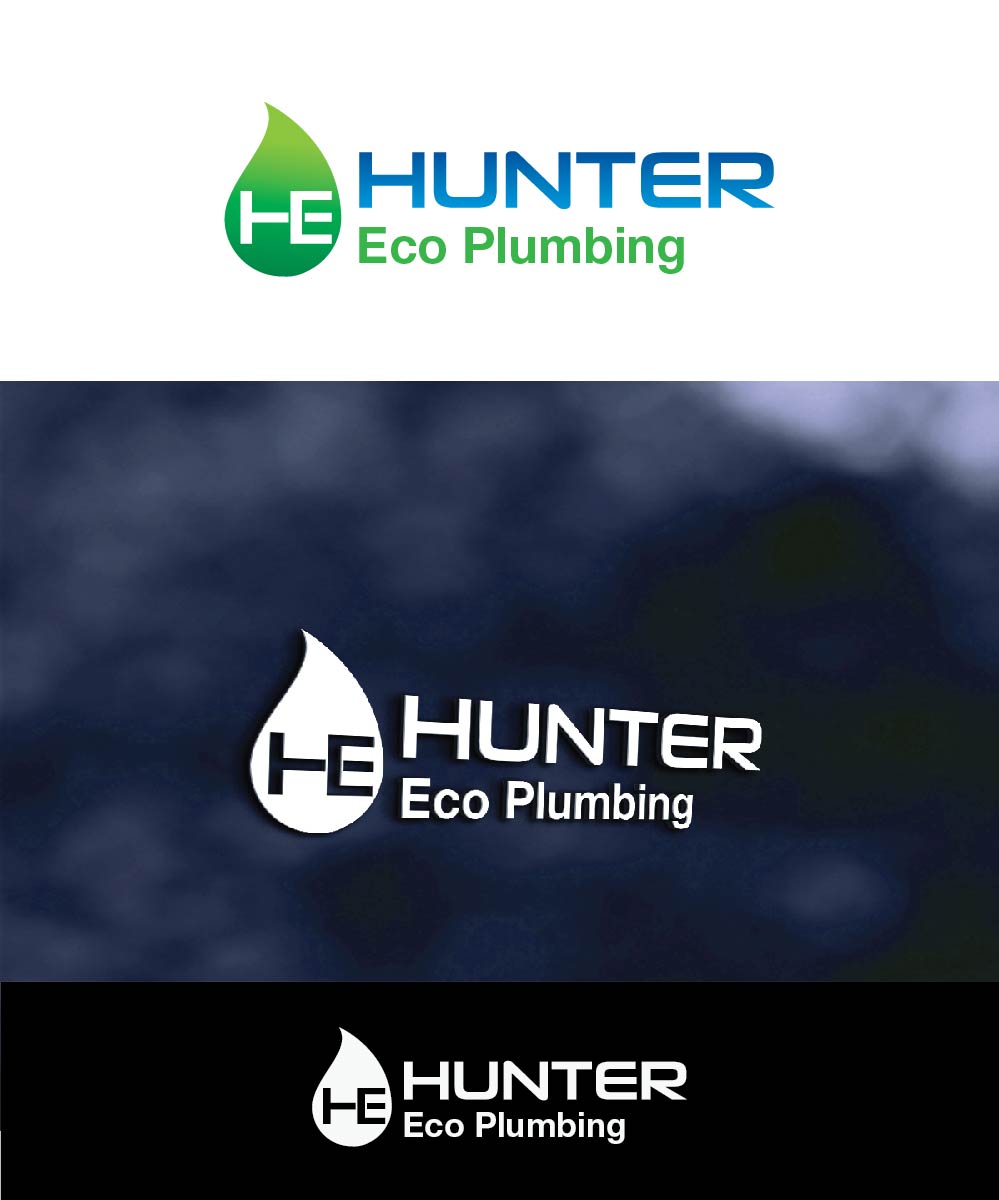 Logo Design by joliau for Hunter Eco Plumbing  | Design #10526067