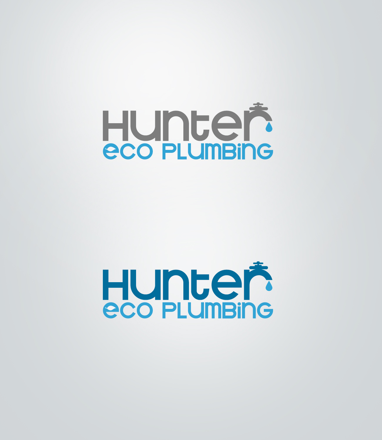 Diseño de Logo por ColorDrops para Hunter Eco Plumbing  | Diseño #10540296