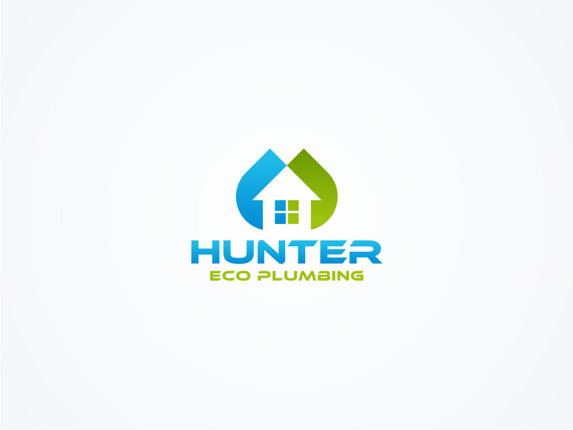 Logo Design by Atvento Graphics for Hunter Eco Plumbing  | Design #10524828