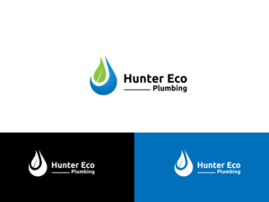 Logo Design by Anyl Thapa for Hunter Eco Plumbing  | Design: #10531349
