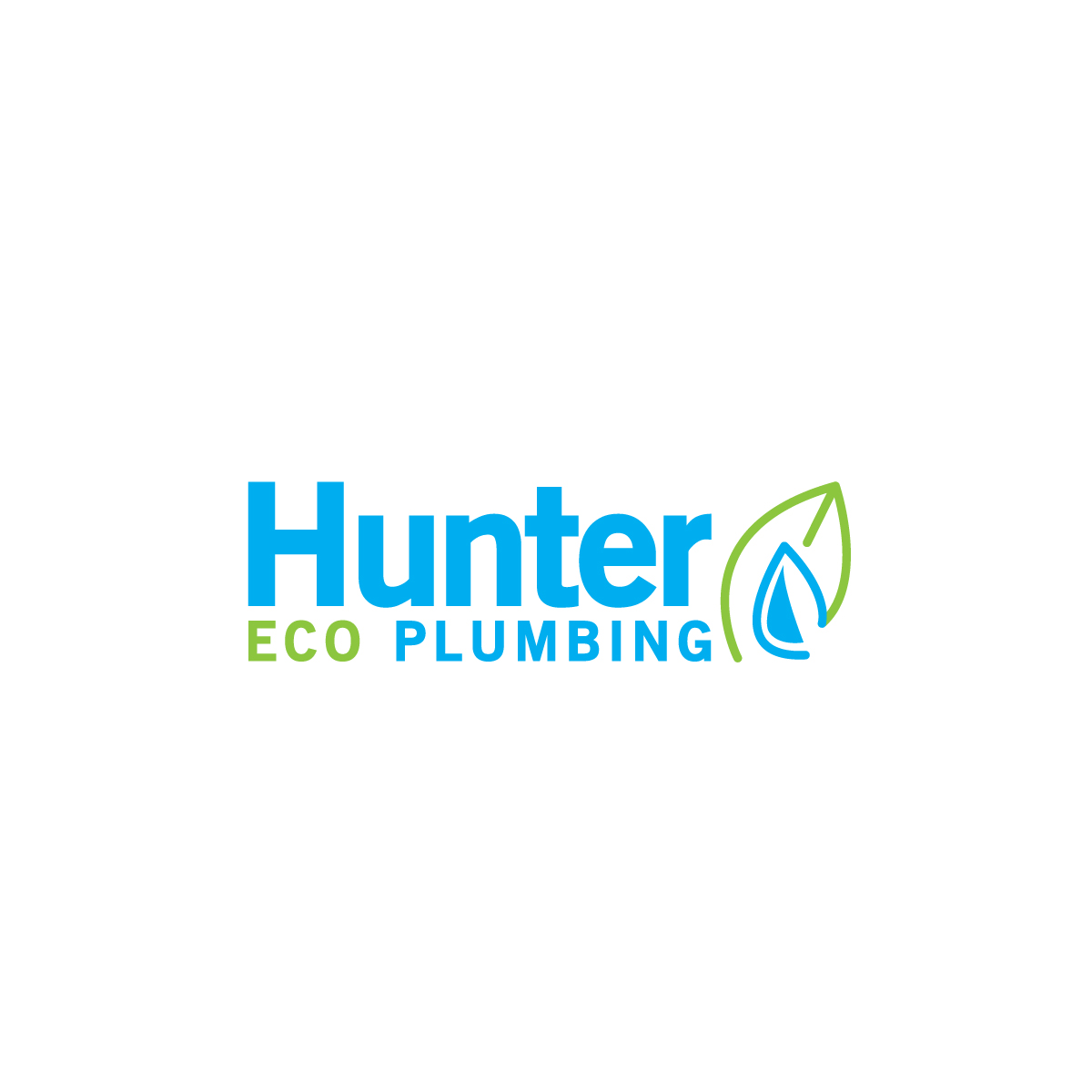 Logo Design by e-graphics for Hunter Eco Plumbing  | Design #10530294