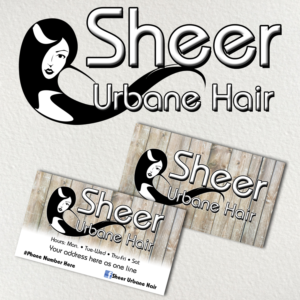 Signage Design by fathomjosh for sheer urbane hair  | Design: #10614942