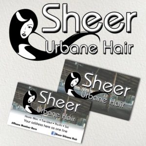 Signage Design by fathomjosh for sheer urbane hair  | Design: #10614963