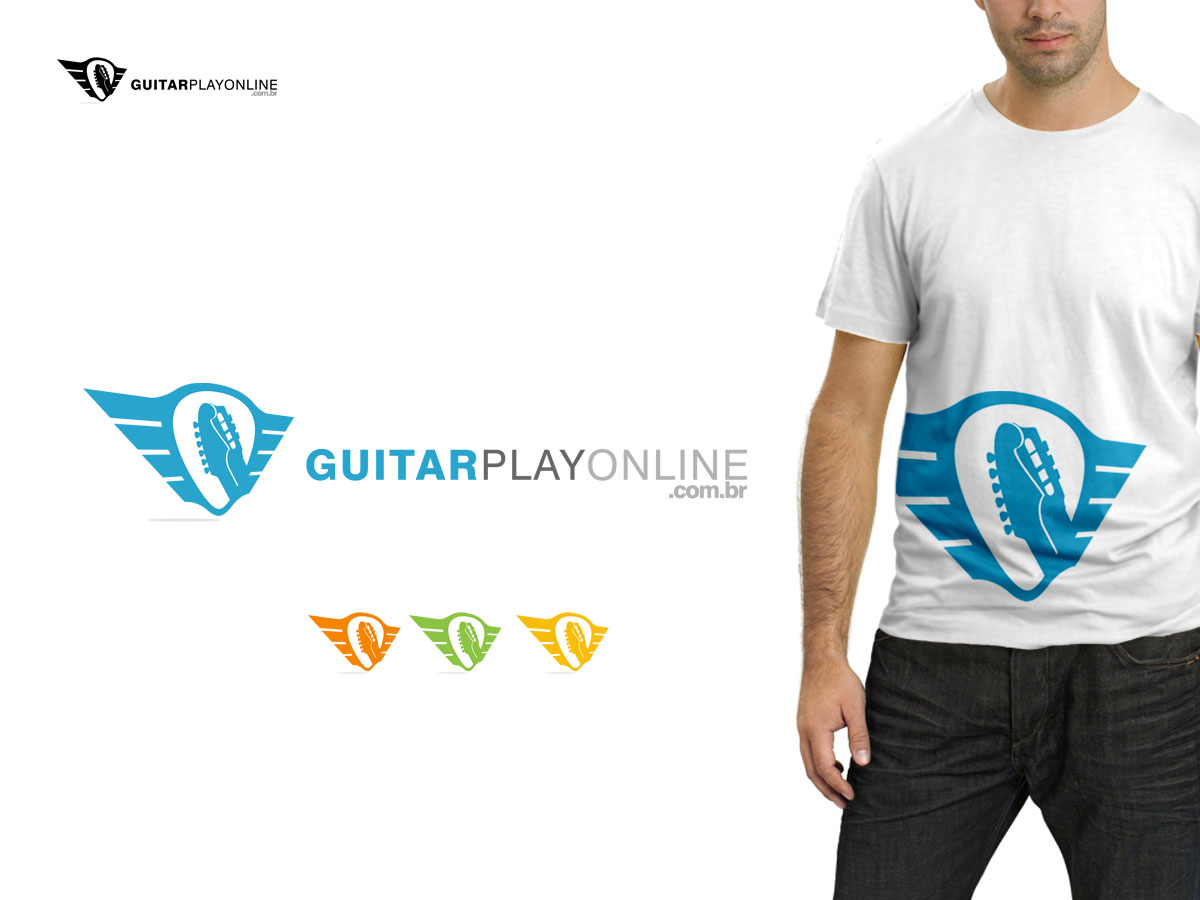 Logo Design by albertlatifi for GuitarPlayOnline - Leandro Kasan | Design #2289970