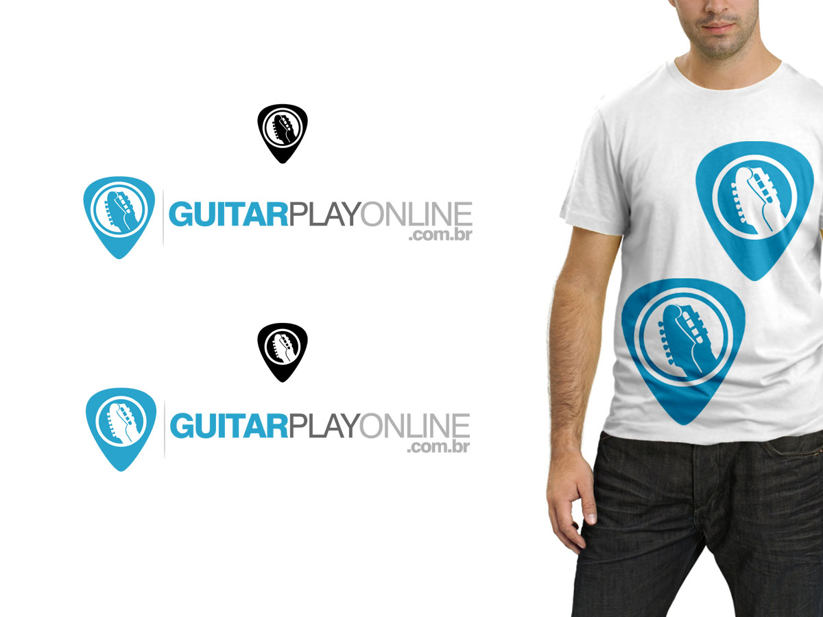 Logo Design by albertlatifi for GuitarPlayOnline - Leandro Kasan | Design #2298374