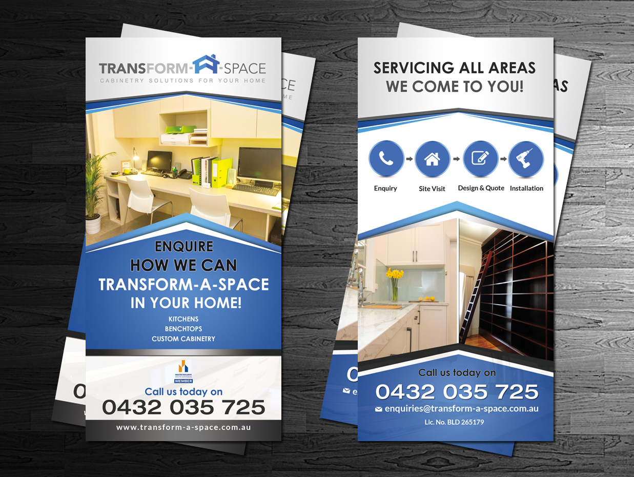 Flyer-Design von debdesign für Transform-A-Space | Design #10564095