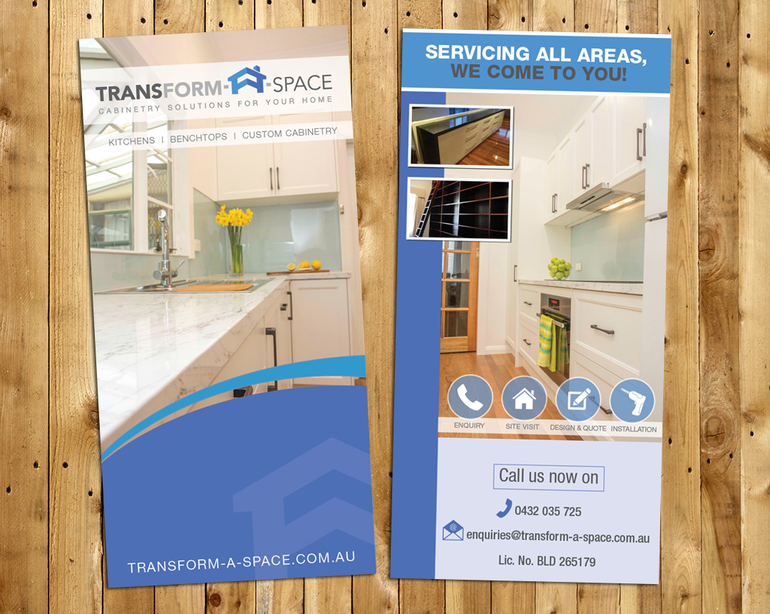 Flyer-Design von tszalay für Transform-A-Space | Design #10572422