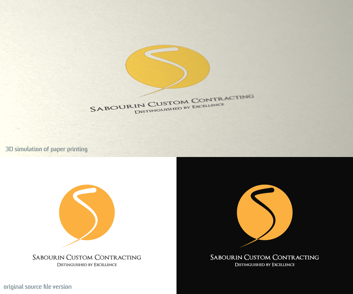 Logo Design by Anthony for Sabourin Contracting | Design #2382516