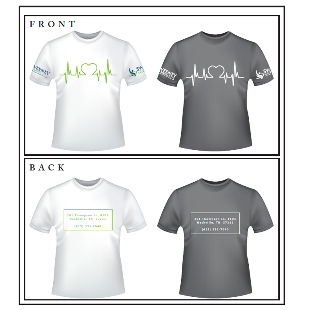 T-shirt Design by Graphicient for Sweeney Chiropractic | Design #10615831
