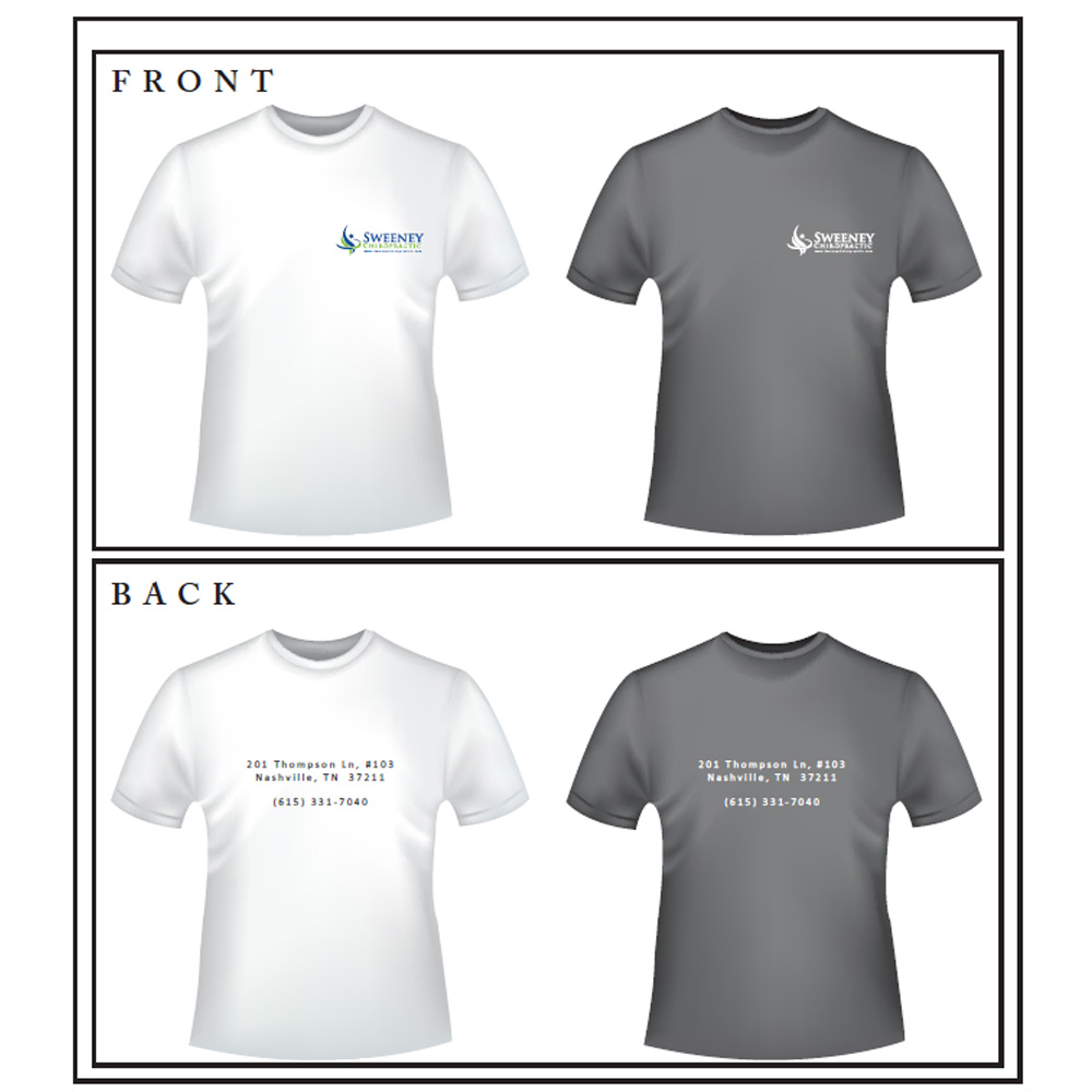 T-shirt Design by Graphicient for Sweeney Chiropractic | Design #10615832