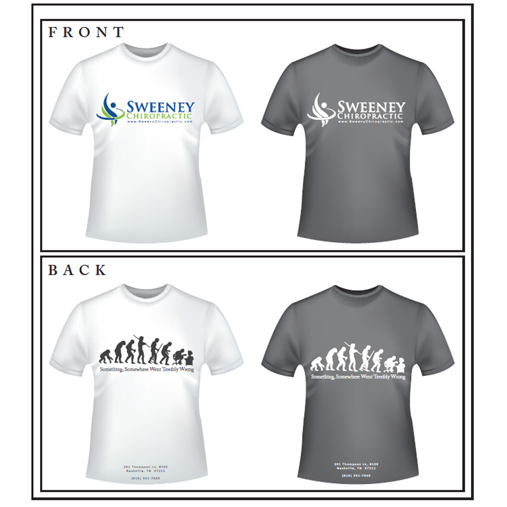T-Shirt-Design von Graphicient für Sweeney Chiropractic | Design #10615854