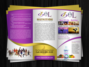 Brochure Design by debdesign for 1 Sport Of Life Global Inc | Design: #10710034