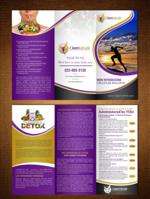 Brochure Design by creative.bugs for 1 Sport Of Life Global Inc | Design: #10720242