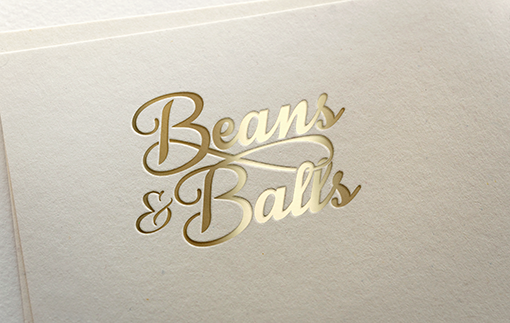 Logo Design by ciolena for Beans & Balls | Design #10590761
