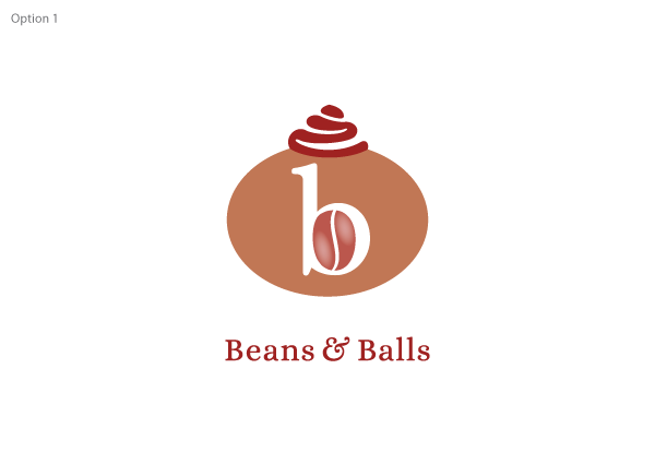Logo Design by 3dwOrX for Beans & Balls | Design #10565608