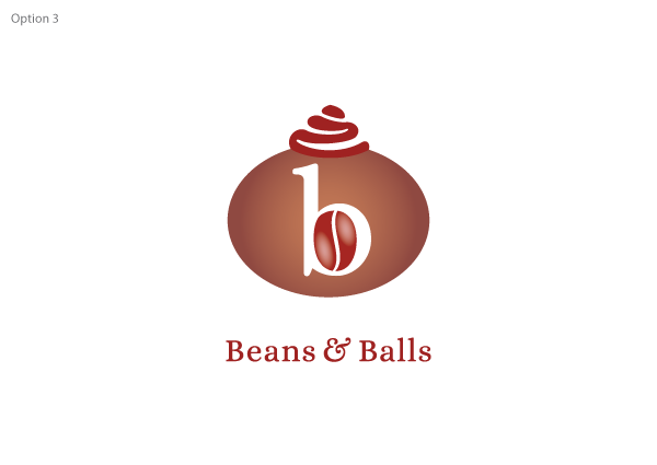 Logo Design by 3dwOrX for Beans & Balls | Design #10565609