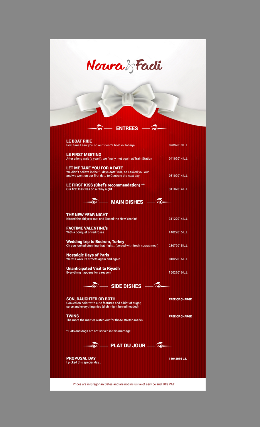 Menu Design by ColorDrops for this project | Design #10538182