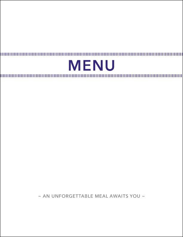 Menu Design by mindymayer for this project | Design #10559431