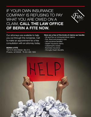 Diseño Publicitario por Jasmine para Fite Law Group | Diseño #2231407