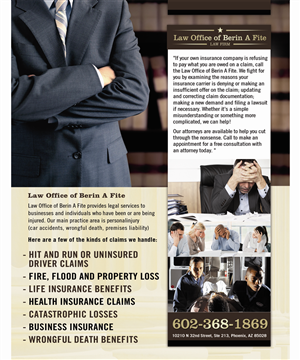 Law Firm Advertising Design Needed | Werbe-Design von jeffdefy